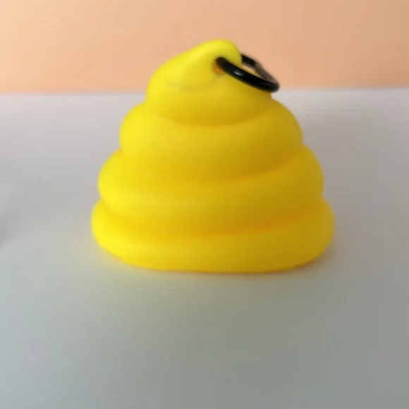 Yellow Silicone Dog Poop Bag Dispenser - Picture 2 of 5